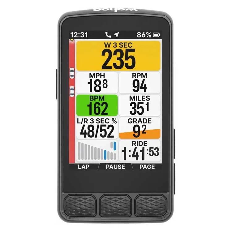 Wahoo Trackr Radar Rücklicht, Black, One Size Wahoo Trackr Radar Rücklicht, Black, One Size