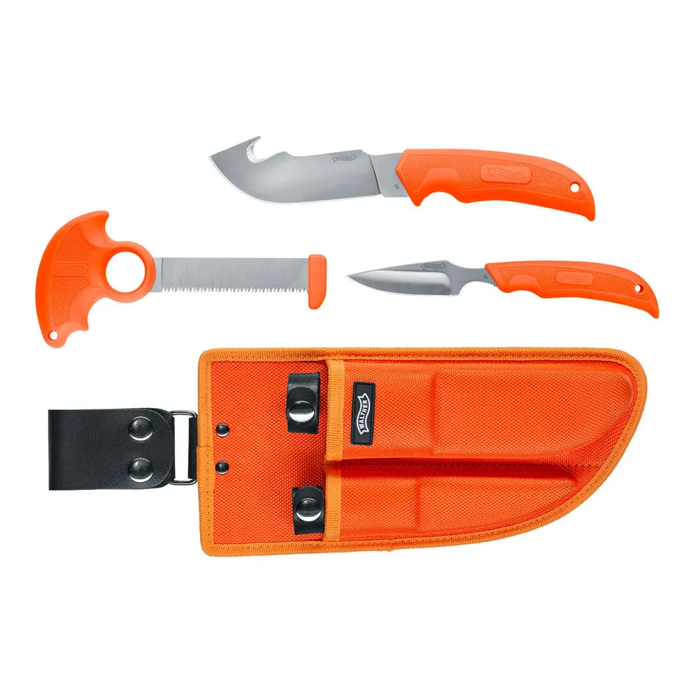 Walther Jagdmesser-set, Silver / orange, One Size Walther Jagdmesser-set, Silver / orange, One Size