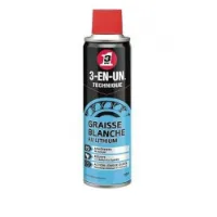 WD-40 Weißes Fett WD40 3en1 au lithium en spray 250mL Unisex WD-40 Weißes Fett WD40 3en1 au lithium en spray 250mL Unisex