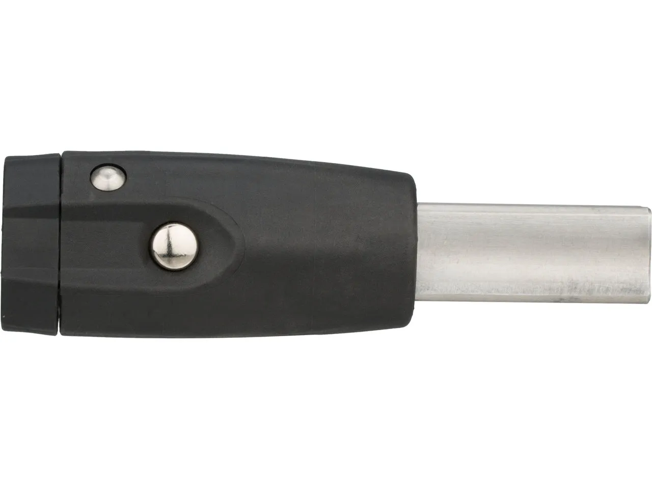 Weber Deichselanschluss ohne Schloss für Vierkantrohr gequetscht, Schwarz, 23.5mm Weber Deichselanschluss ohne Schloss für Vierkantrohr gequetscht, Schwarz, 23.5mm