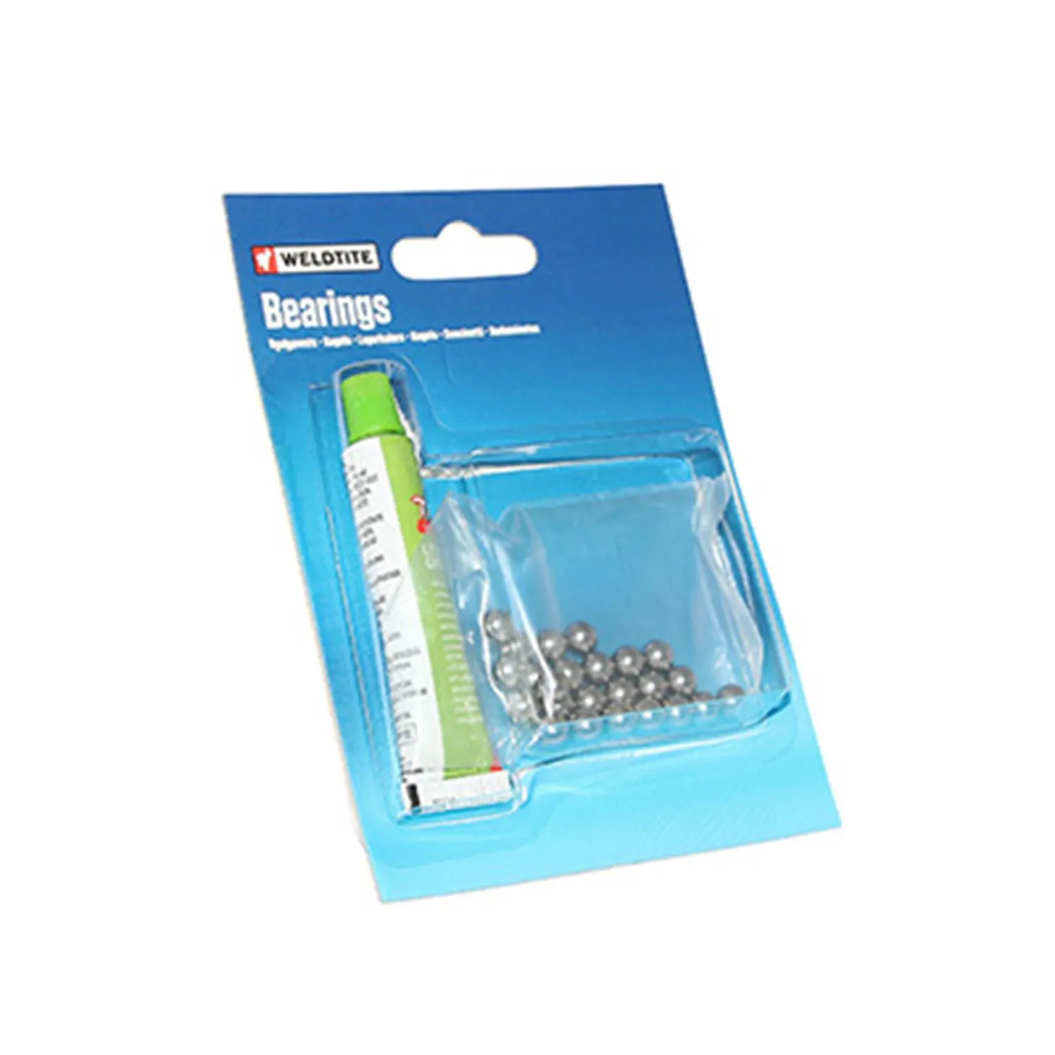 WELDTITE 24er Pack Lagerkugeln mit Fett 6,350 Unisex, silber, Ø6.350mm