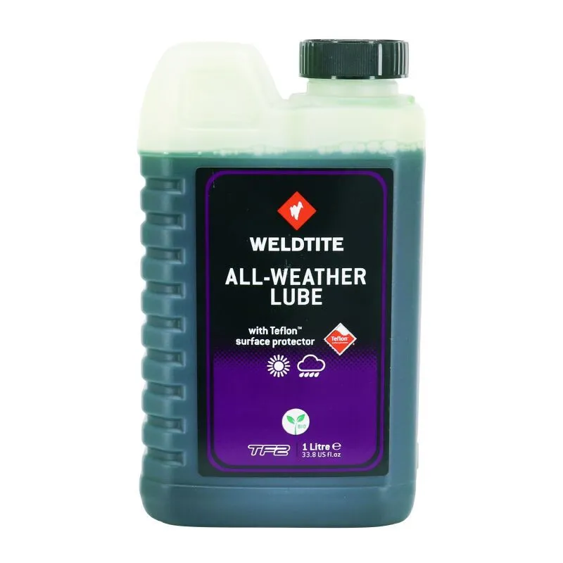 WELDTITE Fahrradschmiermittel für alle Bedingungen mit Teflon für die Kette TF2 performance all weather Unisex, blau, 1L WELDTITE Fahrradschmiermittel für alle Bedingungen mit Teflon für die Kette TF2 performance all weather Unisex, blau, 1L