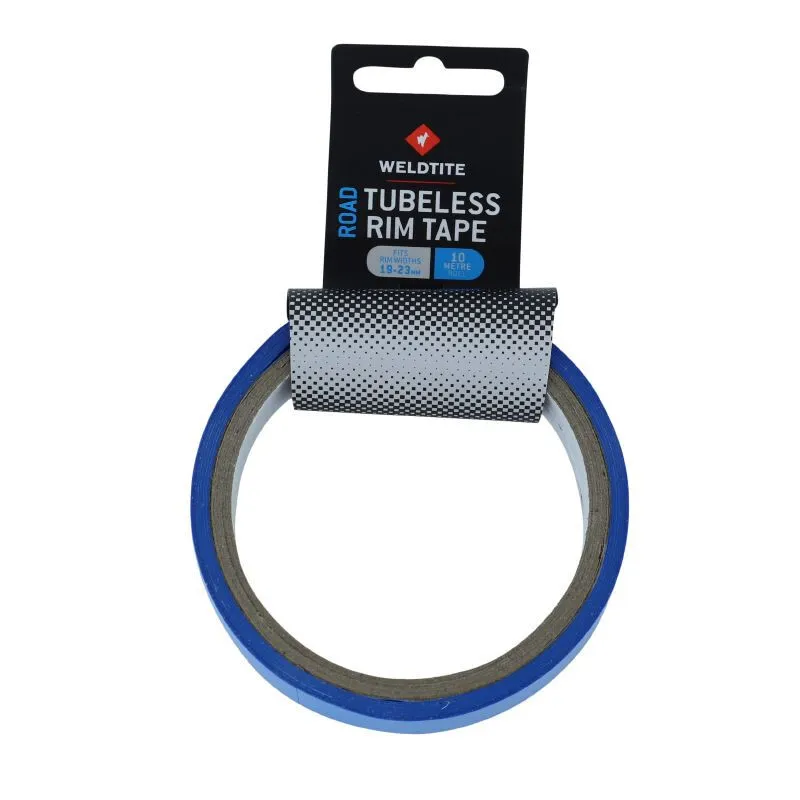 WELDTITE Felgenband klebend Umbau Straße-Mountainbike tubetype auf tubeless Unisex, blau, 19/23mm x 10m WELDTITE Felgenband klebend Umbau Straße-Mountainbike tubetype auf tubeless Unisex, blau, 19/23mm x 10m