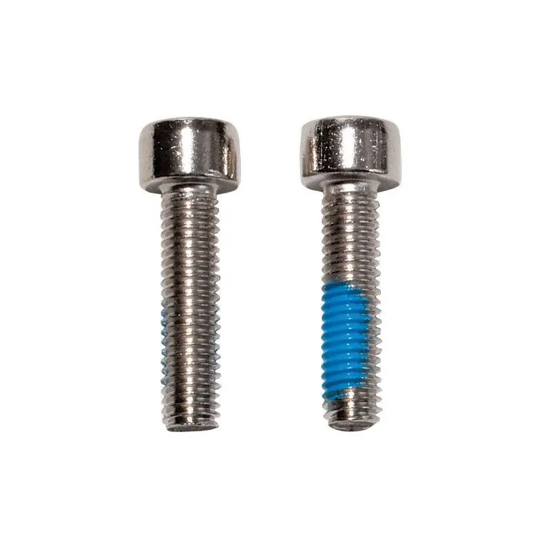 WELDTITE Paar Fahrradverschraubungen Unisex, silber, M5 x 20mm WELDTITE Paar Fahrradverschraubungen Unisex, silber, M5 x 20mm