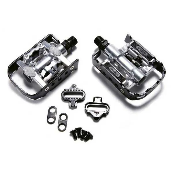 WellGo Spd-c002 Pedale, Silver / black, One Size WellGo Spd-c002 Pedale, Silver / black, One Size