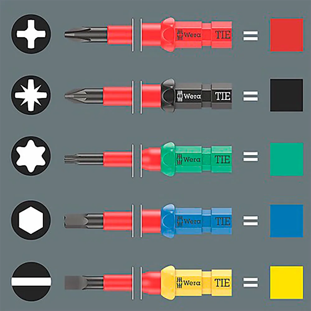 Wera 5006600001 Schraubendreher-set, Red / yellow / black, One Size