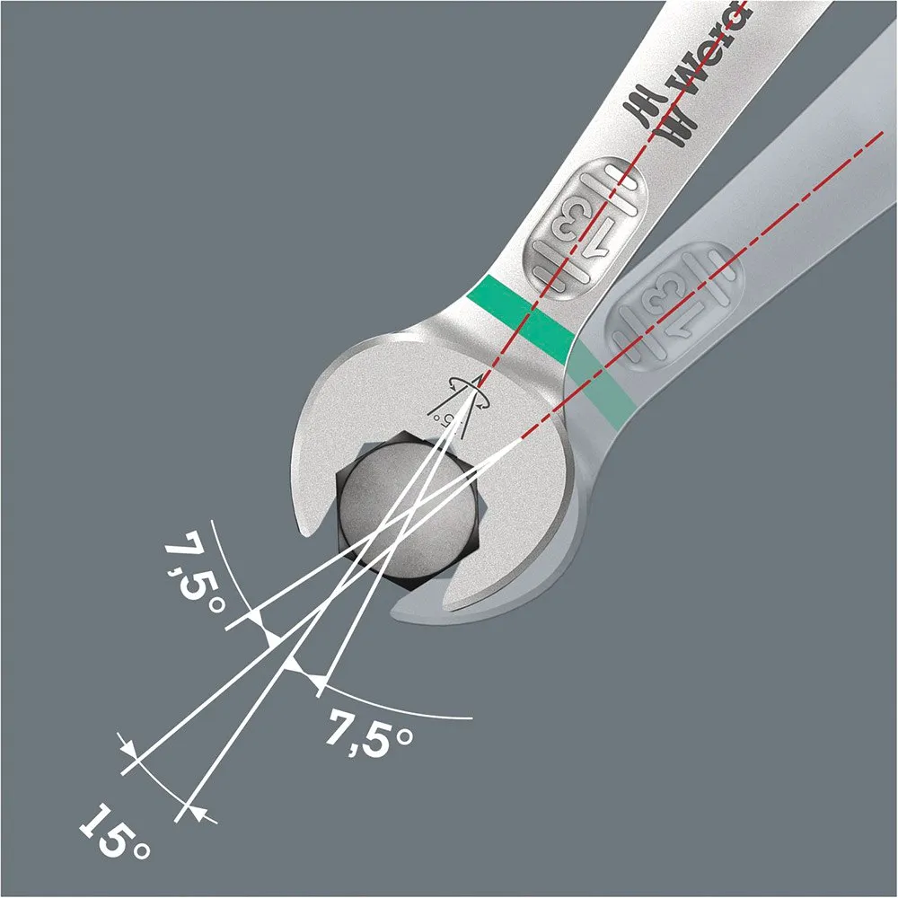 Wera 6003 Joker 11 Set 1 Ringschlüsselsatz, Silver, One Size Wera 6003 Joker 11 Set 1 Ringschlüsselsatz, Silver, One Size