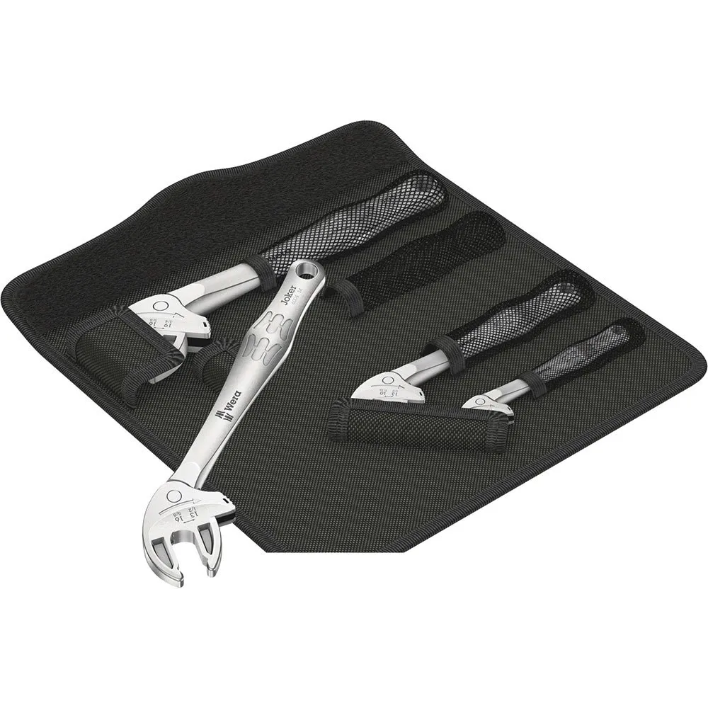 Wera 6004 Joker 4 Set 1 Selbsteinstellender Schraubenschlüsselsatz, Silver / black, One Size Wera 6004 Joker 4 Set 1 Selbsteinstellender Schraubenschlüsselsatz, Silver / black, One Size