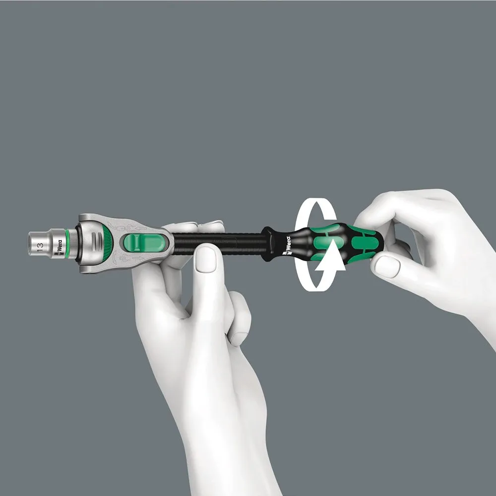 Wera 8000 A Zyklop Speed Ratched 1/4 Drive Werkzeug, Black / green, One Size Wera 8000 A Zyklop Speed Ratched 1/4 Drive Werkzeug, Black / green, One Size