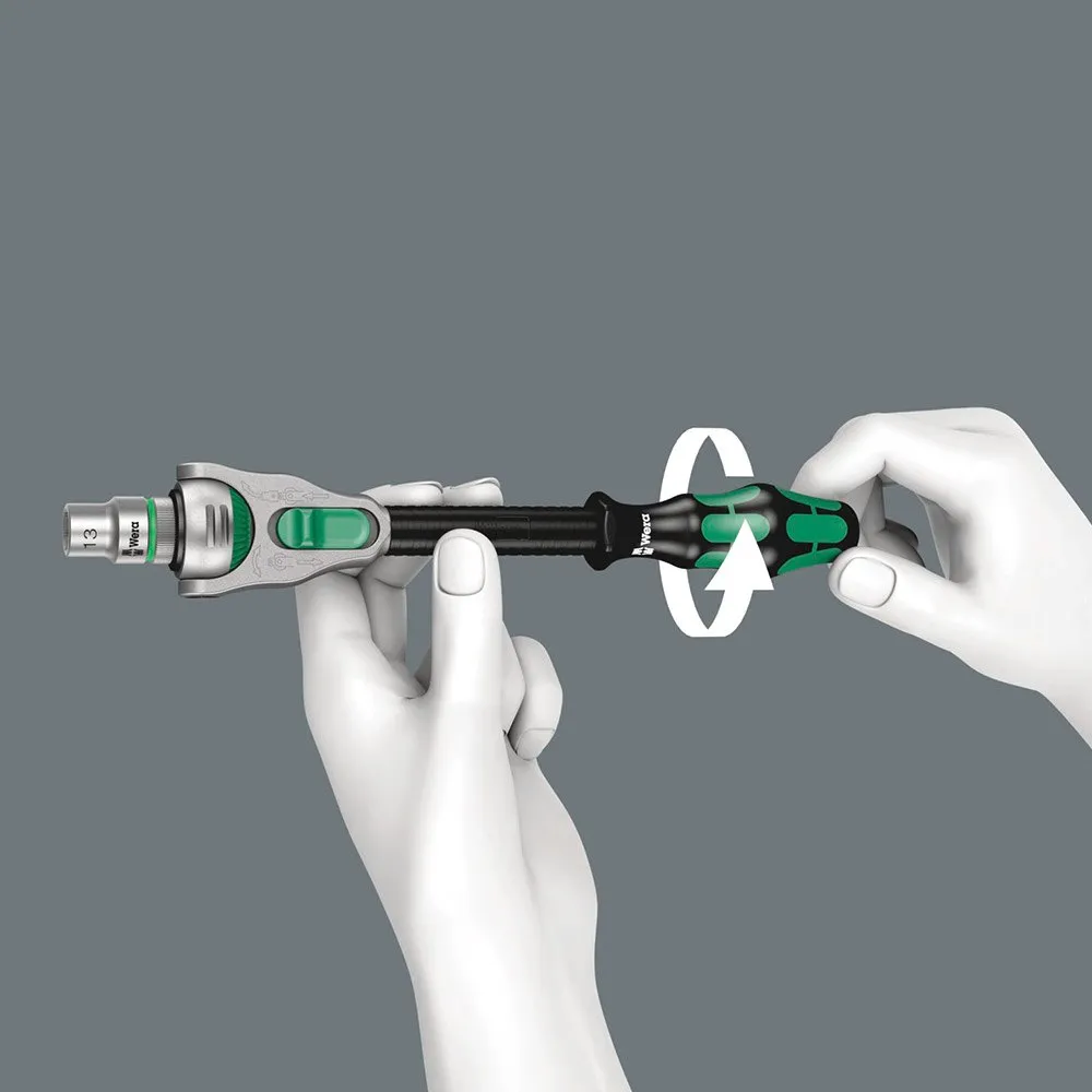 Wera 8000 C Zyklop Speed Ratched 1/2 Drive Werkzeug, Black / green, One Size Wera 8000 C Zyklop Speed Ratched 1/2 Drive Werkzeug, Black / green, One Size
