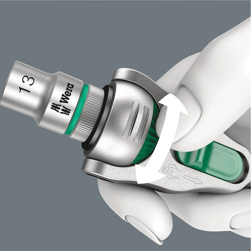 Wera 8000 C Zyklop Speed Ratched 1/2 Drive Werkzeug, Black / green, One Size Wera 8000 C Zyklop Speed Ratched 1/2 Drive Werkzeug, Black / green, One Size