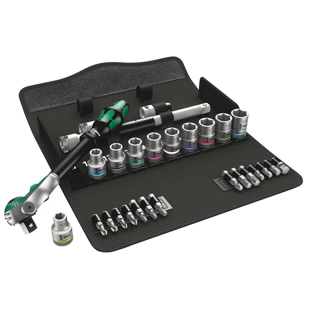Wera 8100 Sc 6 Zyklop Speed Knarren-satz, Silver, One Size