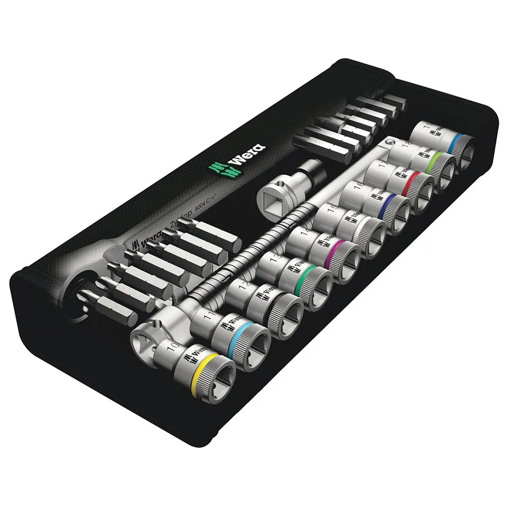Wera 8100 Sc 8 Zyklop Metall-ratschensatz, Silver, One Size Wera 8100 Sc 8 Zyklop Metall-ratschensatz, Silver, One Size