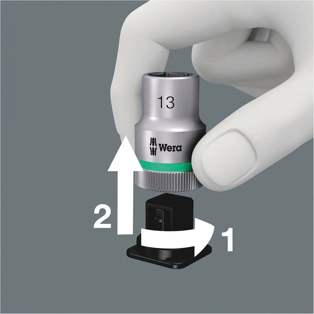 Wera 8790 Hmc Hf 1 Zyklop Steckschlüssel-satz, Silver / black, One Size