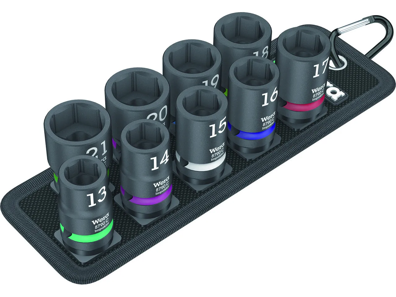 Wera Belt C Impaktor 1 Steckschlüsseleinsatz-Satz, Schwarz, one_size Wera Belt C Impaktor 1 Steckschlüsseleinsatz-Satz, Schwarz, one_size