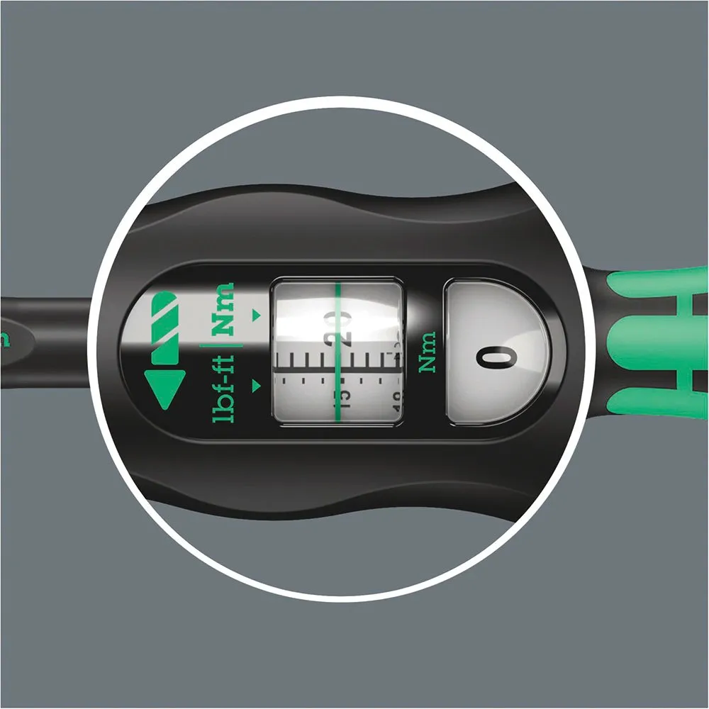 Wera Click-torque C 4 Drehmomentschlüssel, Black / green, One Size Wera Click-torque C 4 Drehmomentschlüssel, Black / green, One Size