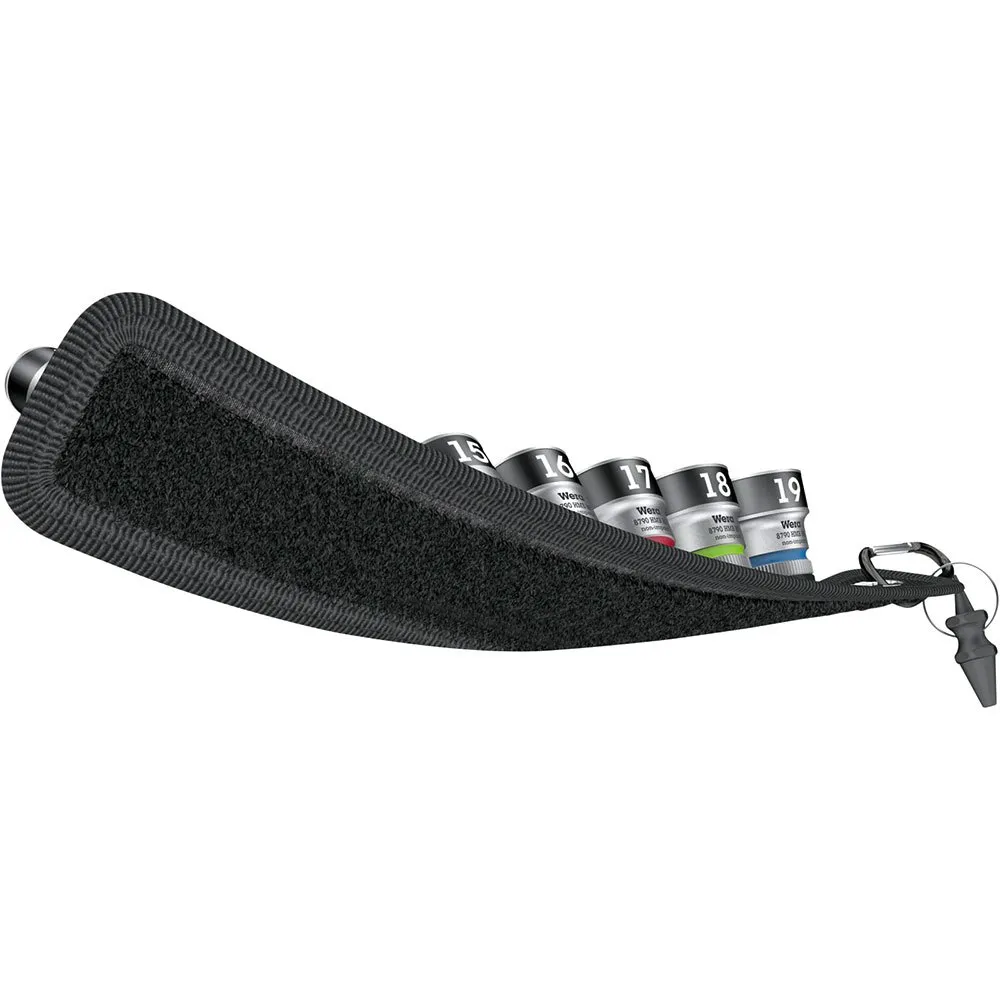 Wera Gürtel A 1 Zyklop Steckschlüssel-satz Haltefunktion 1/4 Antrieb, Silver / black, One Size