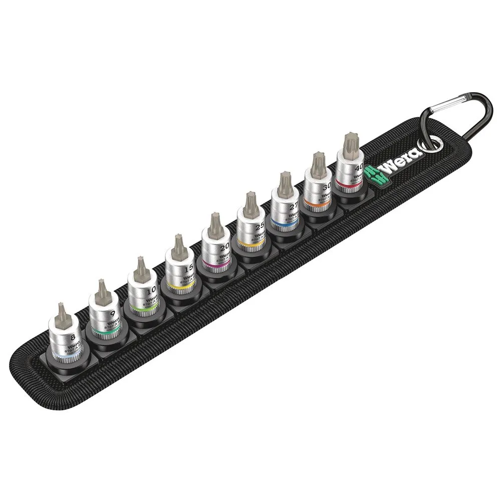 Wera Gürtel A 3 Torx Hf Zyklop Bit-steckschlüssel-satz Torx 1/4, Silver, One Size