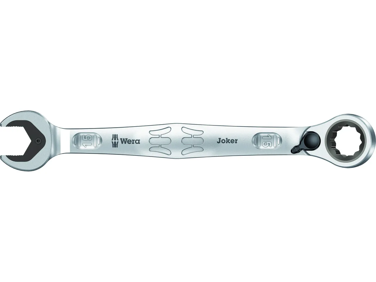 Wera Joker Switch Maul-Ringratschenschlüssel, Silber, 15mm Wera Joker Switch Maul-Ringratschenschlüssel, Silber, 15mm