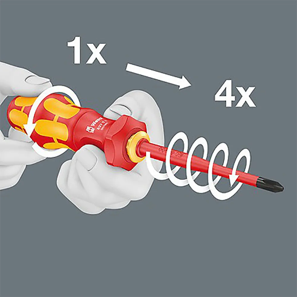 Wera Kraftform Kompakt Turbo Schraubendreher-set, Multicolour, One Size Wera Kraftform Kompakt Turbo Schraubendreher-set, Multicolour, One Size