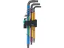 Wera Winkelschlüssel-Satz Hex-Plus Innensechskant SPKL, Multicolor