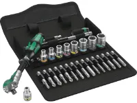 Wera Zyklop Speed Ratsche 1/4" mit Steckschlüsselsatz Wera Zyklop Speed Ratsche 1/4" mit Steckschlüsselsatz