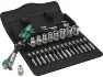 Wera Zyklop Speed Ratsche 1/4" mit Steckschlüsselsatz, Schwarz, one_size