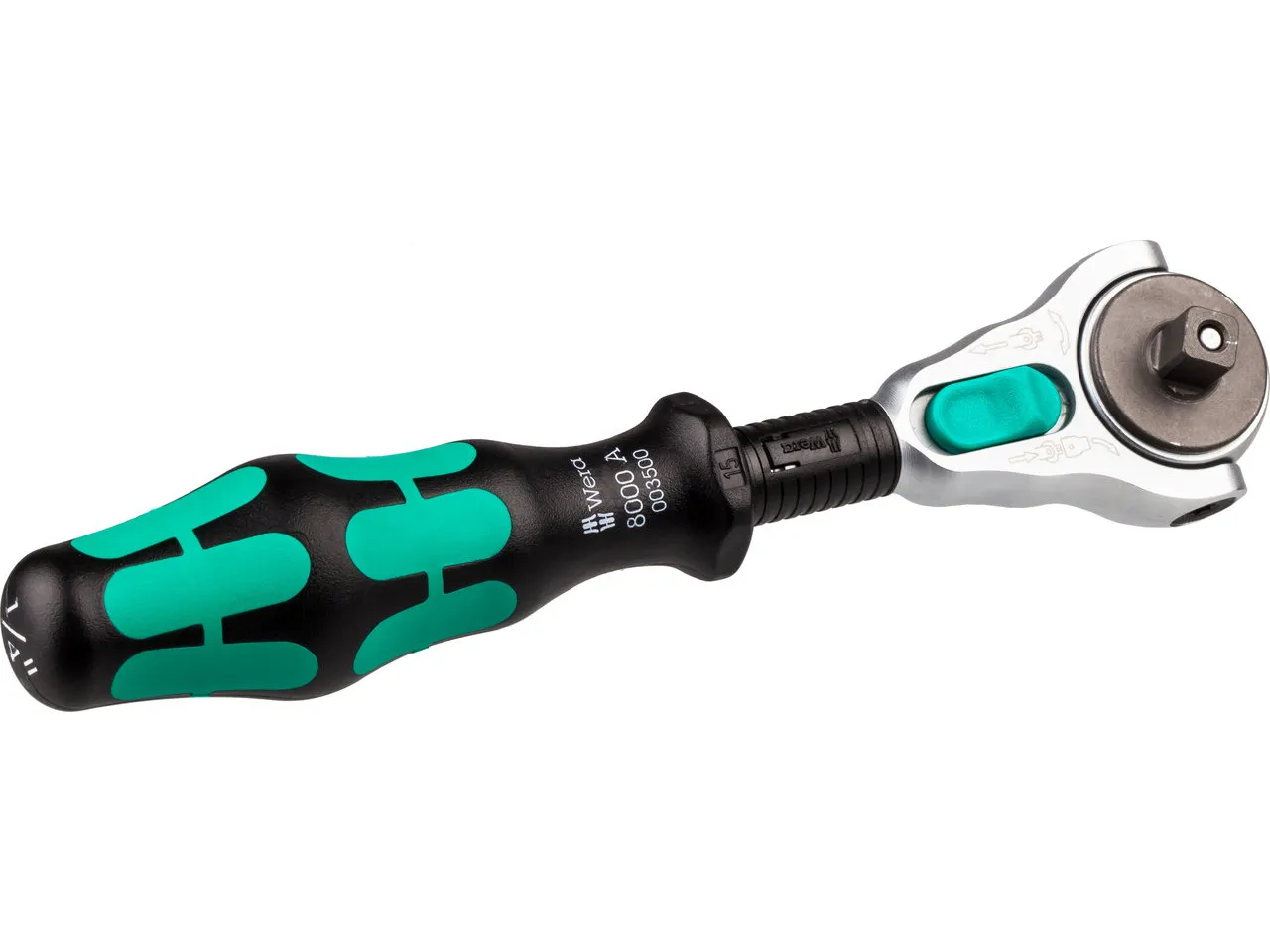 Wera Zyklop Speed Ratsche 1/4", Schwarz, one_size
