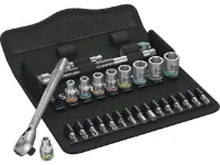 Wera Zyklop Switch Metal Ratsche 1/4" mit Steckschlüssel-/Bit-Satz Wera Zyklop Switch Metal Ratsche 1/4" mit Steckschlüssel-/Bit-Satz