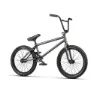 wethepeople Justice Bmx Rad, Matt translucent black, 20.75" TT