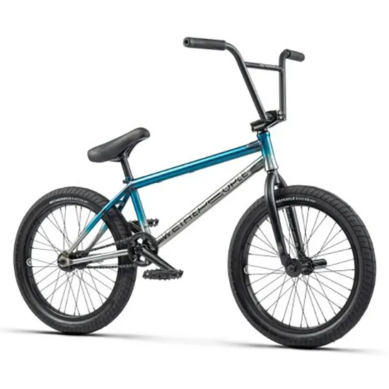 wethepeople Reason Bmx Rad, Matt translucent teal / raw fade, 20.75" TT wethepeople Reason Bmx Rad, Matt translucent teal / raw fade, 20.75" TT