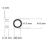 Wheels Pressfit Bb86 Tretlager, Silver / green, 30mm