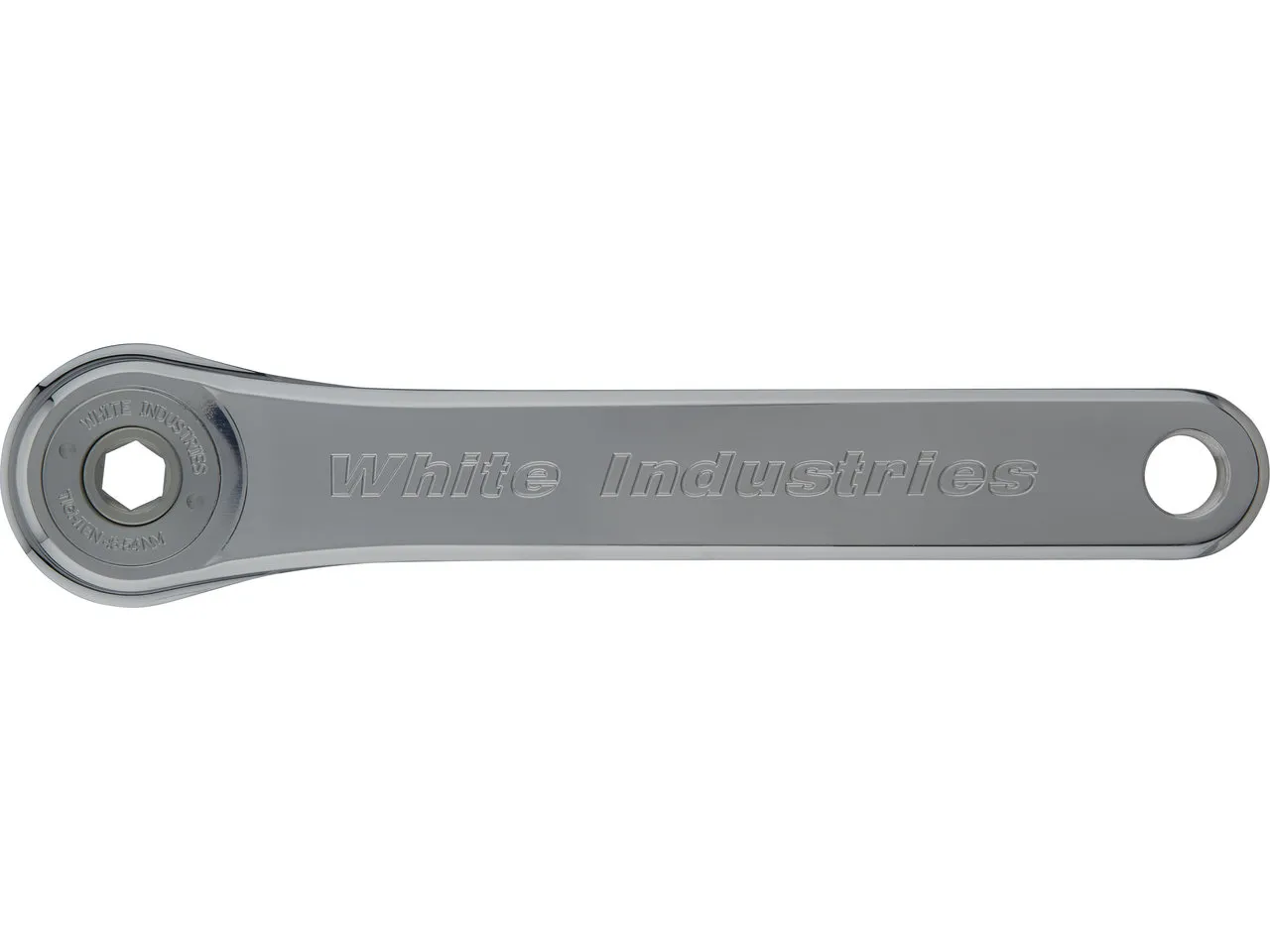 White Industries M30 Kurbel, Black-black, 175.0mm