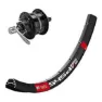 Wiener Dt Swiss 545 26´´ Disc Qr Dynamo Dh3d32 Vorderrad, Black / red, 9 x 100mm