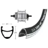 Wiener Rodi Airline 1 28´´ Disc Dynamo Dh3d32 Vorderrad, Black / silver, 12 x 100mm