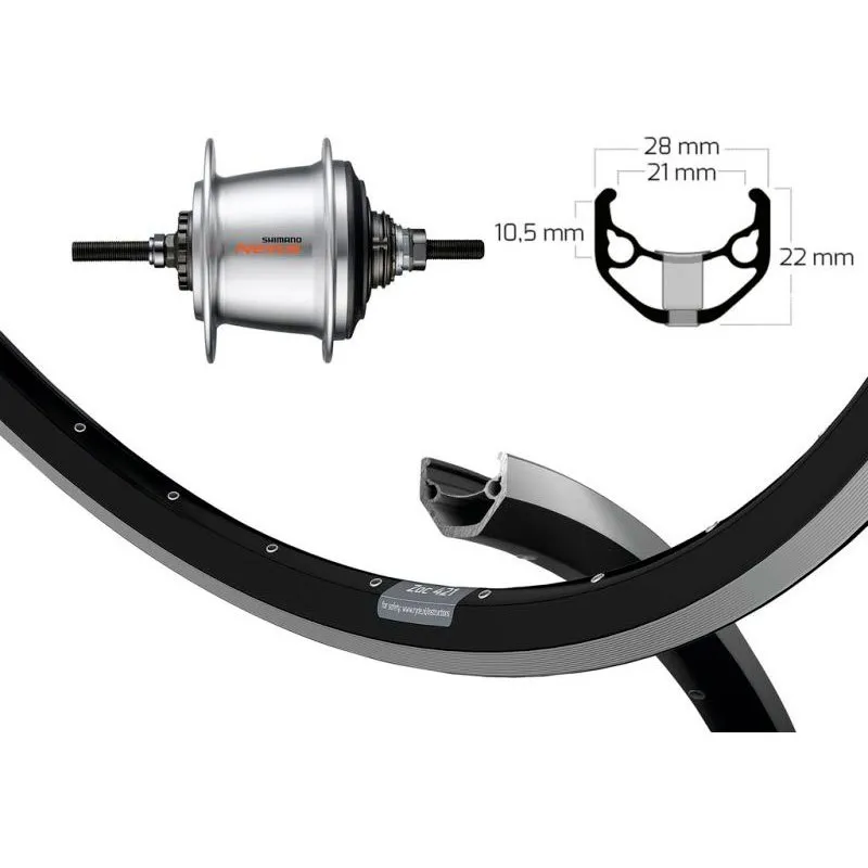 Wiener Winora Ryde Zac Mtb Hinterrad, Black, 8.5 x 128mm, Shimano/Sram HG Wiener Winora Ryde Zac Mtb Hinterrad, Black, 8.5 x 128mm, Shimano/Sram HG