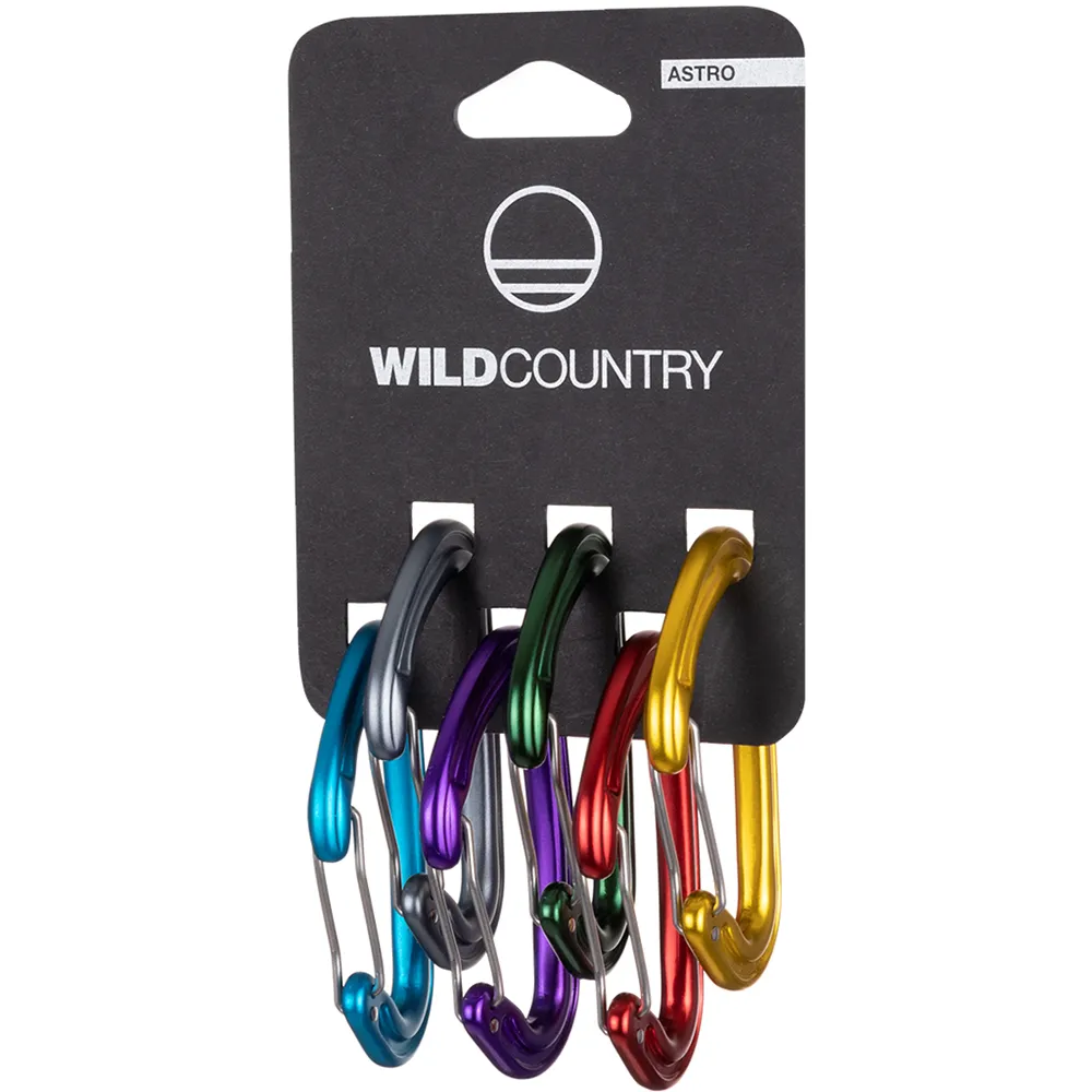 Wild Country Astro Karabinerhaken 6 Einheiten, Multicolor, One Size Wild Country Astro Karabinerhaken 6 Einheiten, Multicolor, One Size