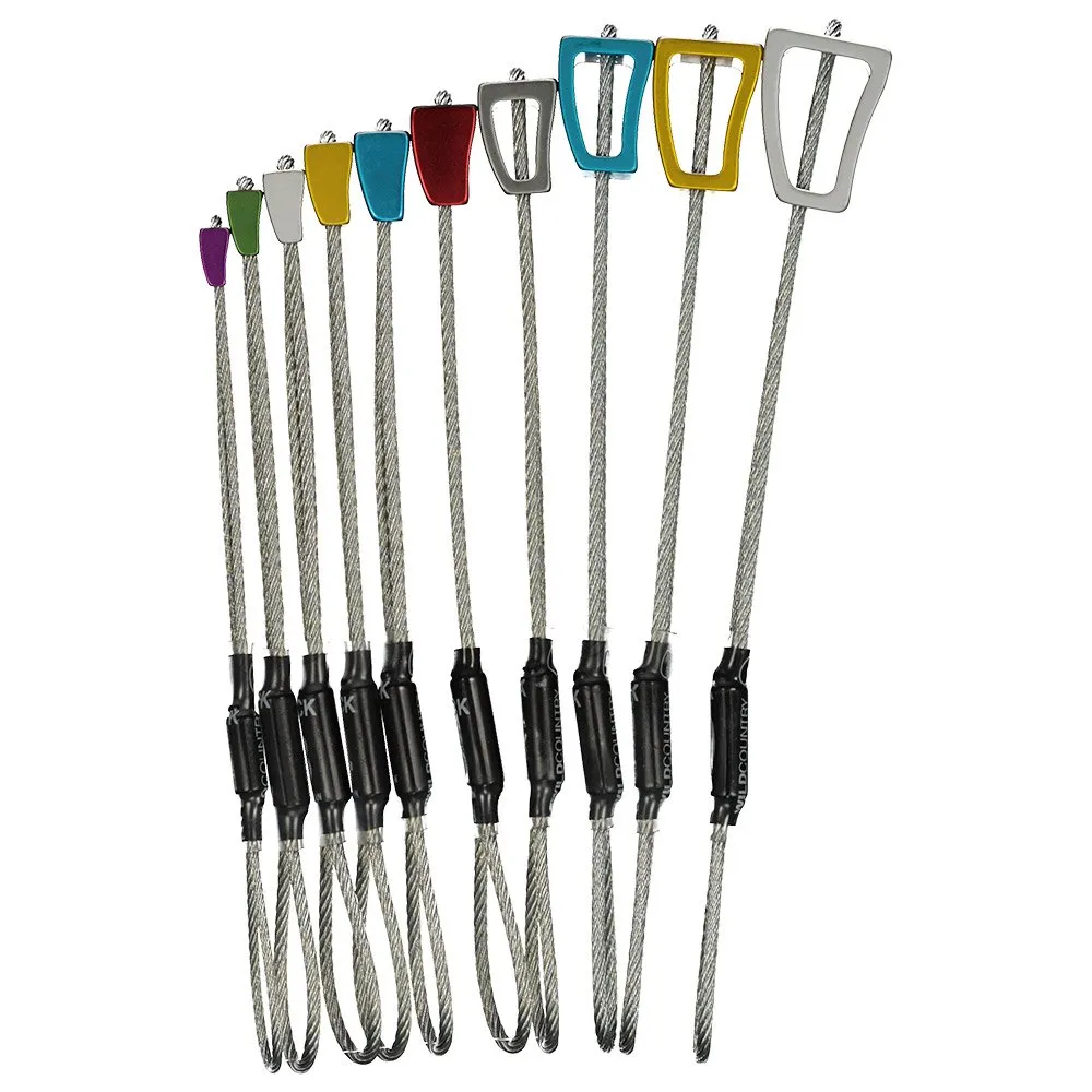 Wild Country Rock On Wire Anodised 1-10 Stopper-set, One size Wild Country Rock On Wire Anodised 1-10 Stopper-set, One size