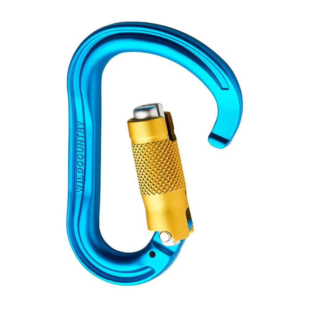 Wild Country Xenon Hms Trilock Karabinerhaken, Blue / yellow, One Size Wild Country Xenon Hms Trilock Karabinerhaken, Blue / yellow, One Size