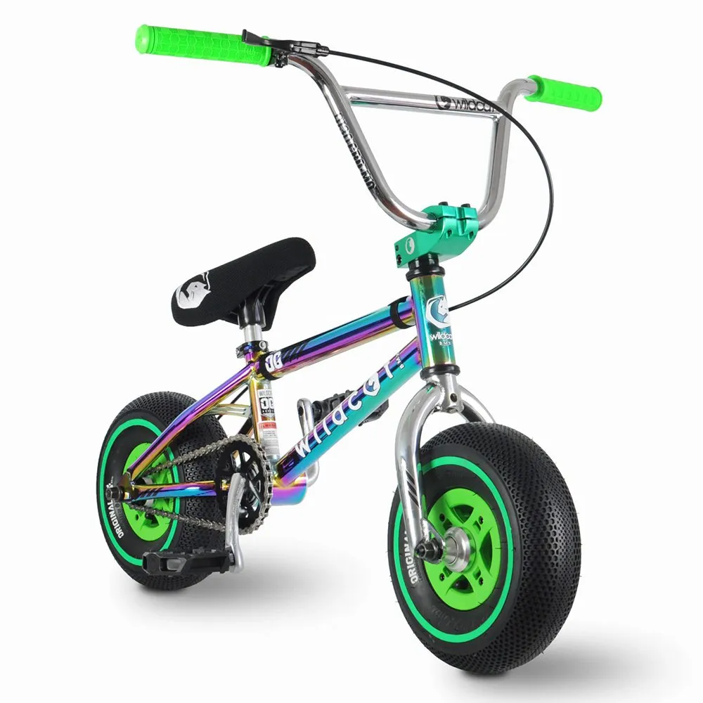 Wildcat Royal Mini With Brakes Bmx Rad, Green, One Size Wildcat Royal Mini With Brakes Bmx Rad, Green, One Size