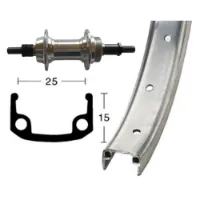 Winora Aluminium Wheel 6-7s 24´´ Hinterrad Winora Aluminium Wheel 6-7s 24´´ Hinterrad