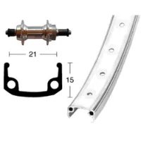 Winora Aluminium Wheel 6-7s 26´´ Hinterrad Winora Aluminium Wheel 6-7s 26´´ Hinterrad
