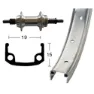 Winora Aluminium Wheel 6-7s 26´´ Hinterrad