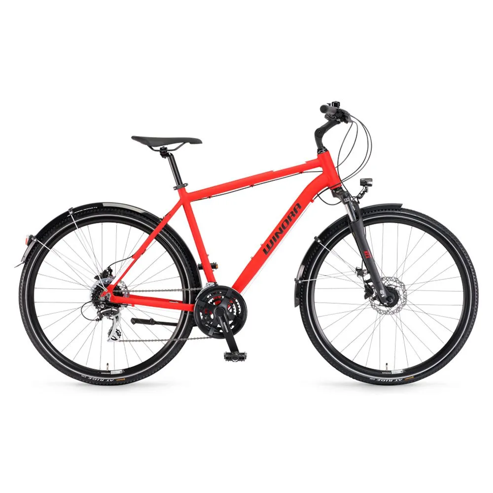 Winora Domingo 24 Sport Gent Acera 2022 Fahrrad, Red matte, 48 Winora Domingo 24 Sport Gent Acera 2022 Fahrrad, Red matte, 48