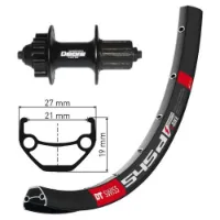 Winora Dt Swiss 545 Disc 6a Qr Deore 26´´ Hinterrad Winora Dt Swiss 545 Disc 6a Qr Deore 26´´ Hinterrad