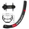 Winora Dt Swiss 545 Disc 6a Qr Shimano Deore Xt 26´´ Vorderrad, Black, 9 x 100mm