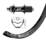 Winora Dt Swiss M462 Shimano Deore Xt 8-11s 27.5´´ Cl Disc Hinterrad, Black, 12 x 148mm, Shimano/Sram HG