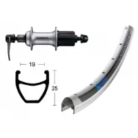 Winora Exal Xp-19 Qr Shimano Acera T3000 Hinterrad Winora Exal Xp-19 Qr Shimano Acera T3000 Hinterrad