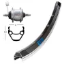 Winora Exal Xp19 Skid Shimano Nexus 8s Hinterrad, Black / silver, 10 x 135mm
