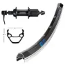 Winora Exal Zx 19 700 Qr Shimano Ty500 Hinterrad, Black / silver, 10 x 135mm